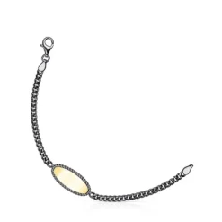 Dark Silver and Silver Vermeil Minne Bracelet