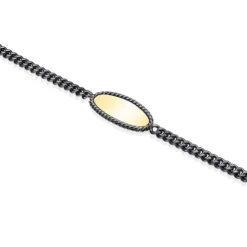 Dark Silver and Silver Vermeil Minne Bracelet