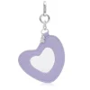 Dark-lilac-colored Key ring Mirror Motifs