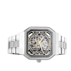 D-Bear Analogue watch with steel strap