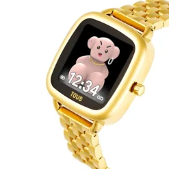 D-Connect Smartwatch with gold-colored IPG steel bracelet