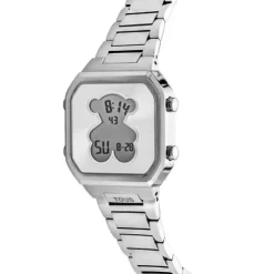 Digital Watch with stainless steel bracelet D-BEAR