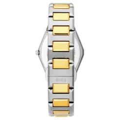 Digital Watch with stainless steel and gold-colored IPG steel bracelet Karat