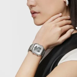 Digital Watch with stainless steel bracelet D-BEAR