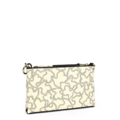 Double Kaos Icon Multi Red - Beige Shoulder Bag