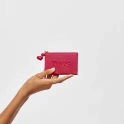 Fuchsia TOUS La Rue New Change purse-cardholder