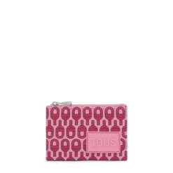 Fuchsia-colored Change purse-cardholder TOUS MANIFESTO Essence