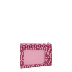 Fuchsia-colored Change purse-cardholder TOUS MANIFESTO Essence