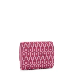 Fuchsia-colored Flap Card wallet TOUS MANIFESTO Essence