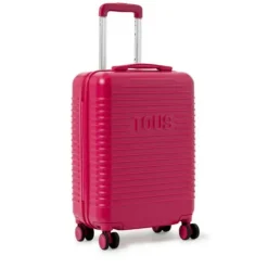 Fuchsia-colored Suitcase TOUS Travel
