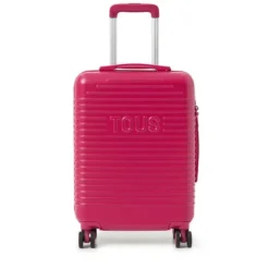 Fuchsia-colored Suitcase TOUS Travel