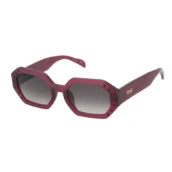 Fuchsia-colored Sunglasses Geometric