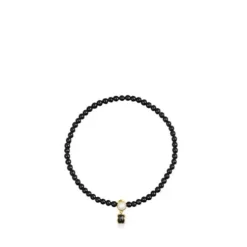 Glory Bracelet in Onyx and Silver Vermeil with Pearl