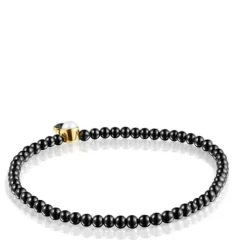 Glory Bracelet in Onyx and Silver Vermeil with Pearl