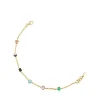 Glory Bracelet in Silver Vermeil with five Gemstones. 6 89/100