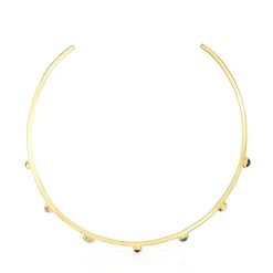 Glory Choker in Silver Vermeil with Gemstones
