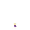 Gold and amethyst star single earring TOUS Balloon