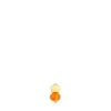 Gold and chalcedony flower Single earring TOUS Balloon