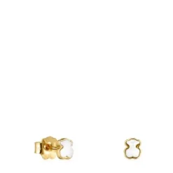 Gold and Mother-of-Pearl Glory Earrings