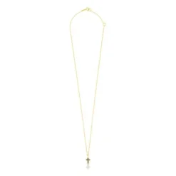 Gold and Mother-of-pearl XXS cross Necklace