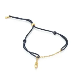 Gold and nylon Lure Bracelet