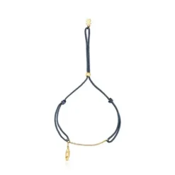 Gold and nylon Lure Bracelet