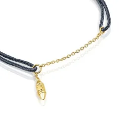 Gold and nylon Lure Bracelet