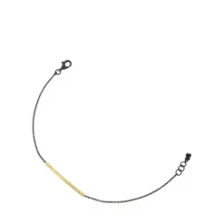 Gold and Silver Gem Power Bracelet with Diamonds