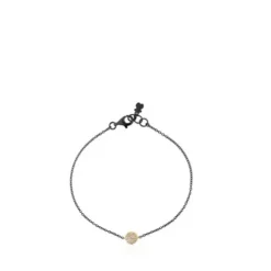 Gold and Silver Gem Power Bracelet with Diamonds