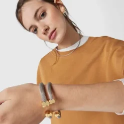 Gold and Steel Sweet Dolls Bracelet