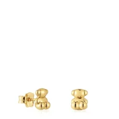 Gold bear Earrings Bold Bear