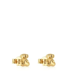 Gold bear Earrings Bold Bear