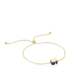 Gold bear motif Bracelet with lapis lazuli TOUS 1950