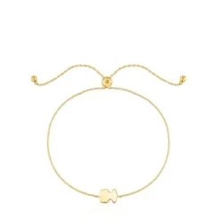 Gold bear motif Bracelet with lapis lazuli TOUS 1950