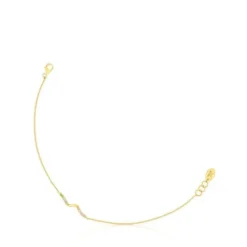 Gold Bracelet with gemstones TOUS St. Tropez