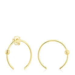 Gold Circle earrings Sylvan