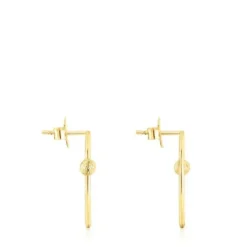 Gold Circle earrings Sylvan