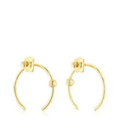 Gold Circle earrings Sylvan