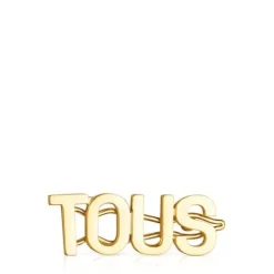 Gold colored IPG steel Clip Logo