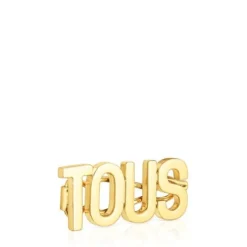 Gold colored IPG steel Clip Logo