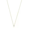 Gold Cross necklace with 0.08ct of diamonds Les Classiques
