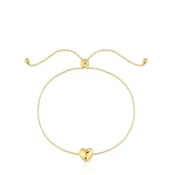Gold heart Chain bracelet My Other Half