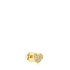 Gold Les Classiques Earring with diamonds
