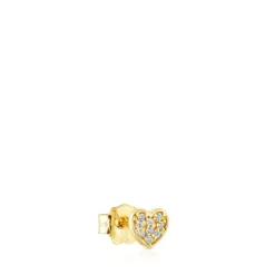 Gold Les Classiques Earring with diamonds