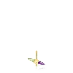 Gold Lure Earcuff with gemstones