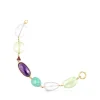 Gold Luz Bracelet with Gemstones