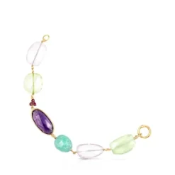 Gold Luz Bracelet with Gemstones