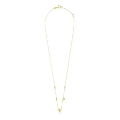 Gold Magic Nature star Necklace with diamonds