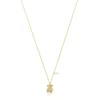 Gold Oceaan Necklace with pearl