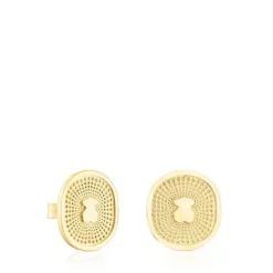 Gold Oursin Earrings